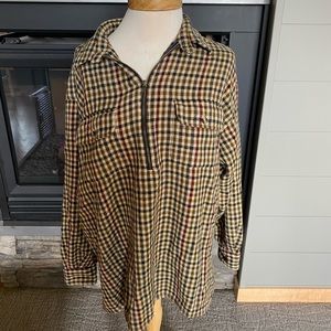 Autumn vintage oversized flannel